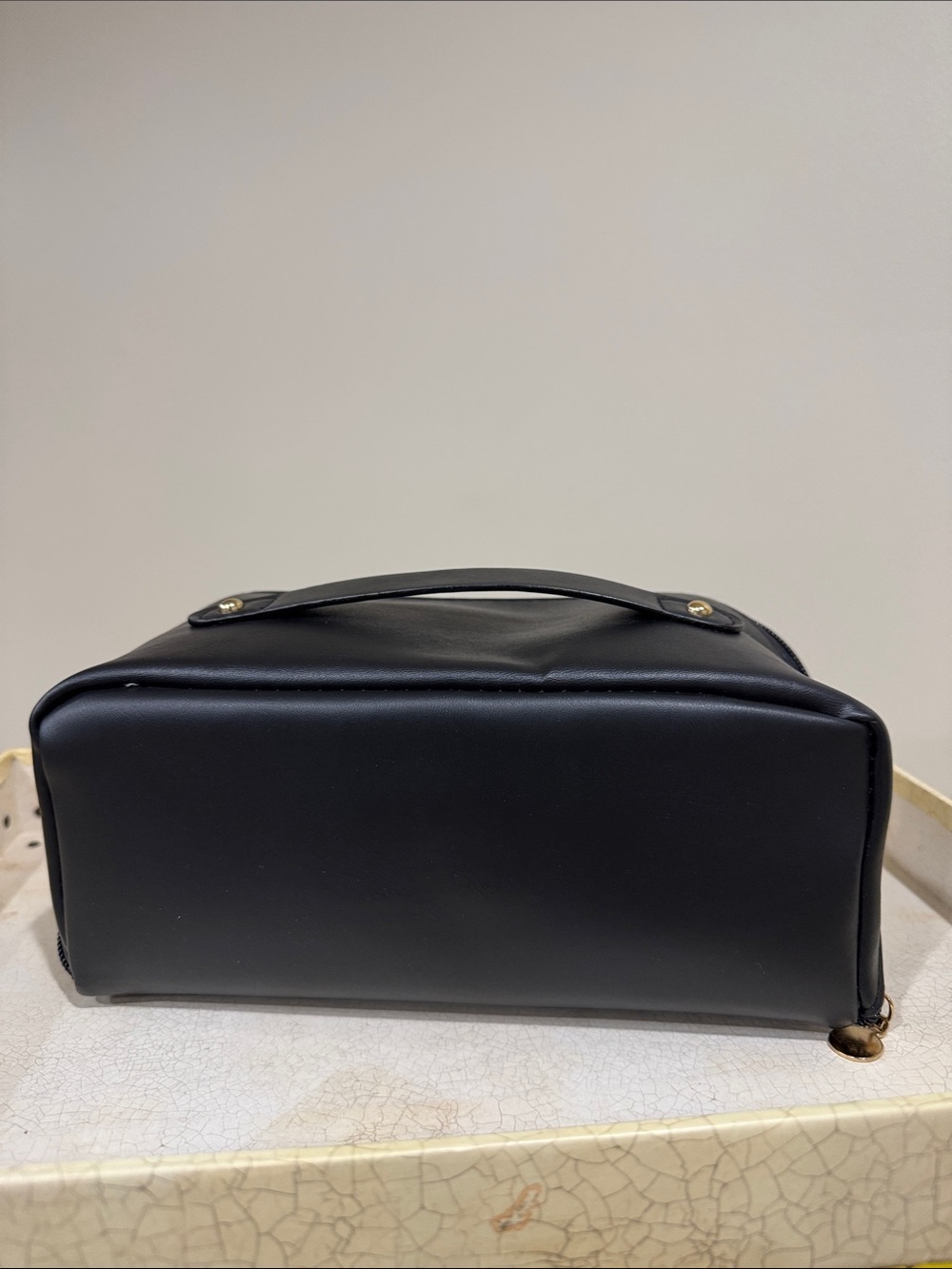 Black Travel Cometic Toiletry Bag - Picture 2 of 4